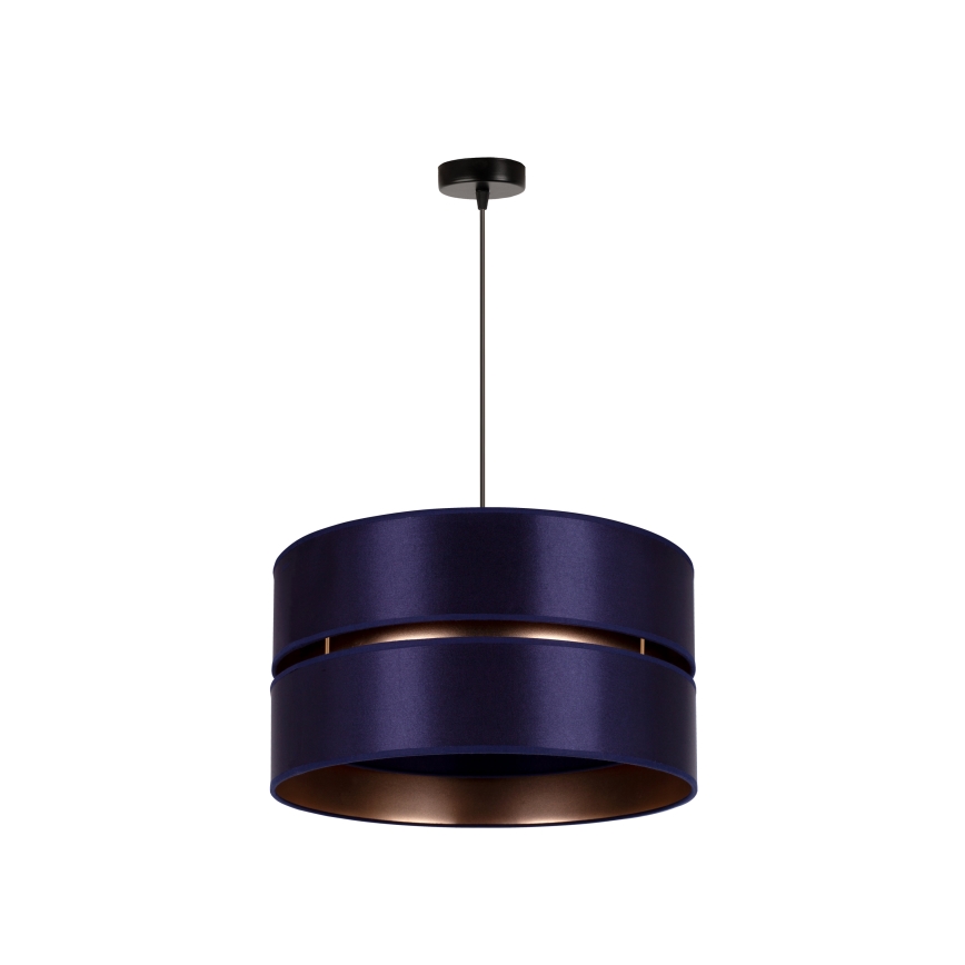 Duolla - Suspension filaire DUO 1xE27/15W/230V d. 40 cm bleu/doré