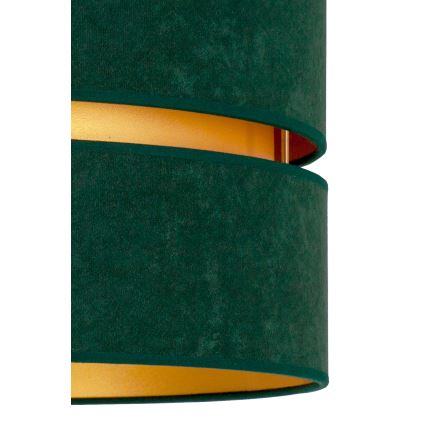 Duolla - Suspension filaire DUO 1xE27/15W/230V d. 40 cm vert/doré