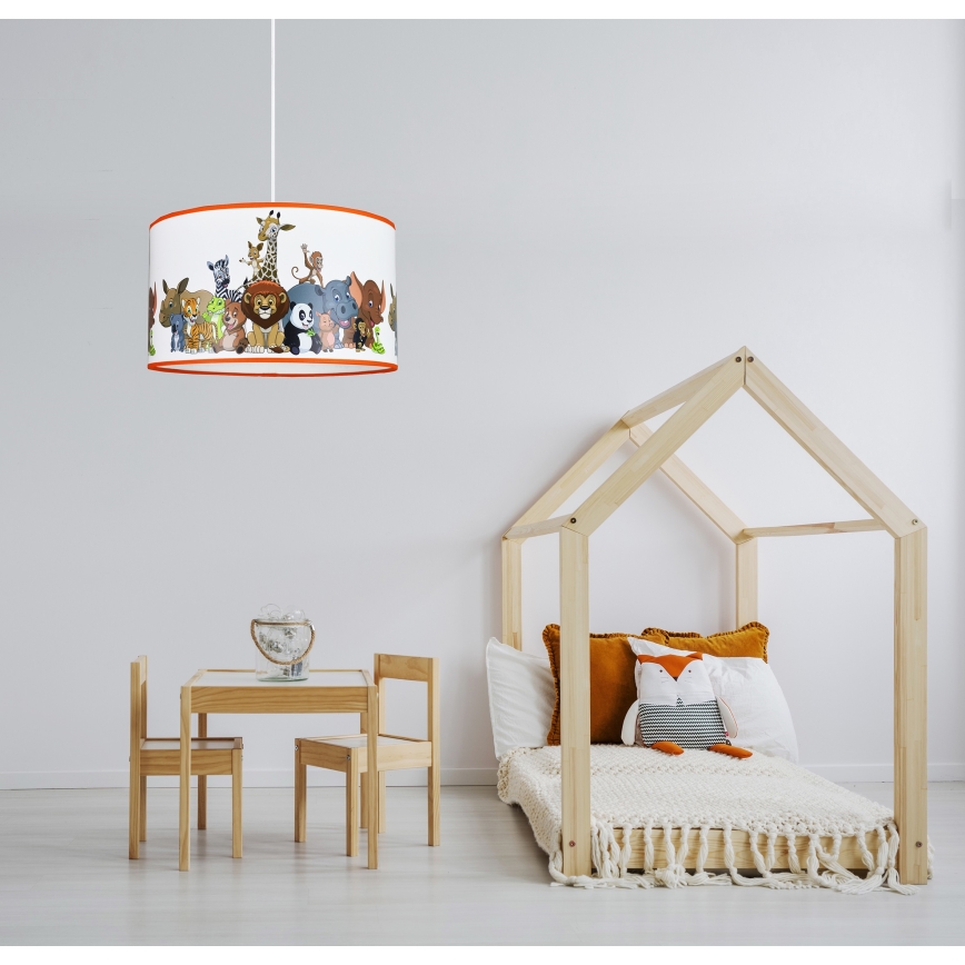 Duolla - Suspension filaire enfant ZOO 1xE27/15W/230V d. 35 cm