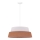 Duolla - Suspension filaire GALAXY 1xE27/15W/230V d. 50 cm marron/blanc