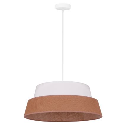 Duolla - Suspension filaire GALAXY 1xE27/15W/230V d. 50 cm marron/blanc