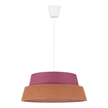 Duolla - Suspension filaire GALAXY 1xE27/40W/230V d. 50 cm rose