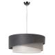 Duolla - Suspension filaire KOBO 1xE27/15W/230V anthracite/gris/blanc