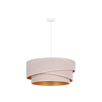 Duolla - Suspension filaire KOBO 1xE27/15W/230V d. 45 cm crème/doré