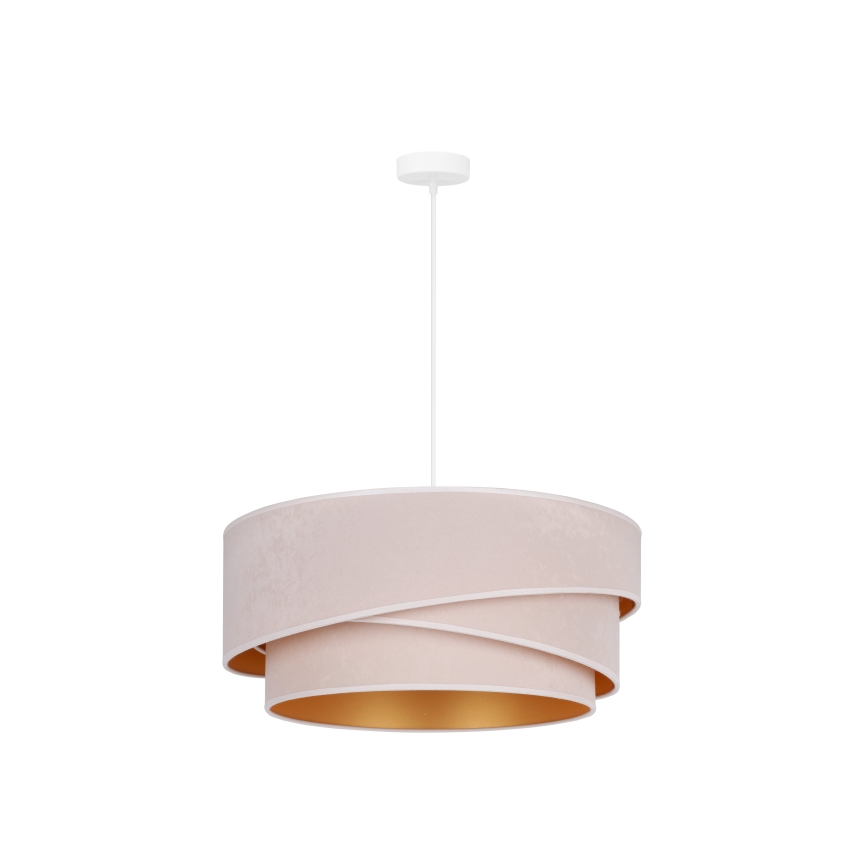 Duolla - Suspension filaire KOBO 1xE27/15W/230V d. 45 cm crème/doré