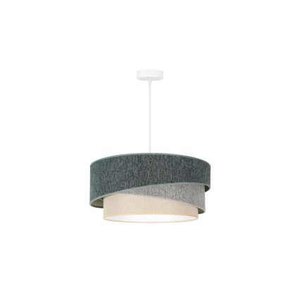 Duolla - Suspension filaire KOBO ECO RECYCLING 1xE27/15W/230V d. 45 cm vert/gris/crème
