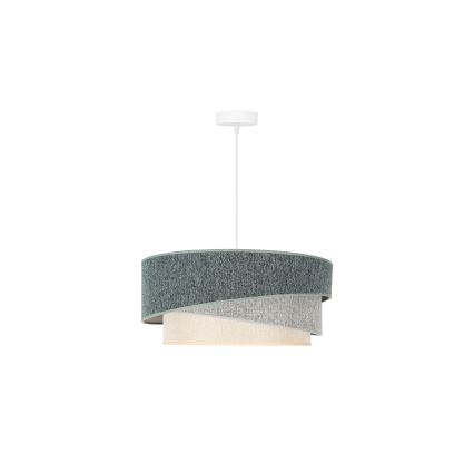 Duolla - Suspension filaire KOBO ECO RECYCLING 1xE27/15W/230V d. 45 cm vert/gris/crème