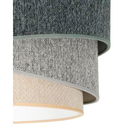 Duolla - Suspension filaire KOBO ECO RECYCLING 1xE27/15W/230V d. 45 cm vert/gris/crème