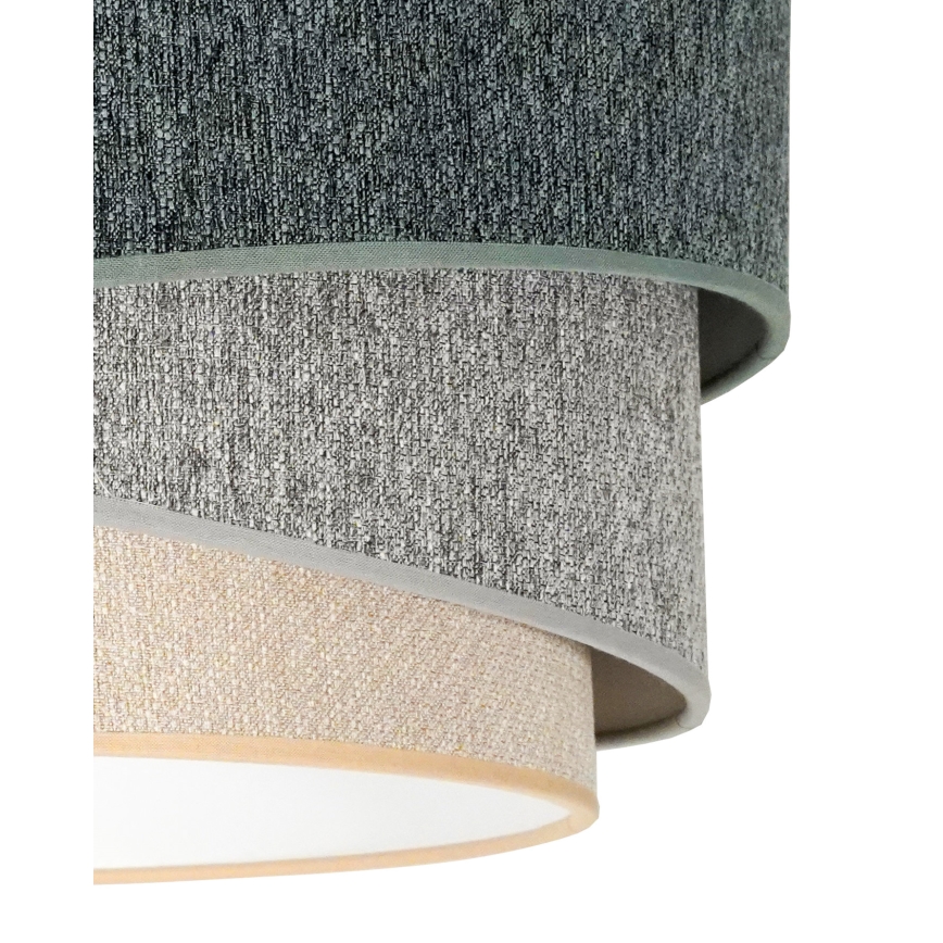 Duolla - Suspension filaire KOBO ECO RECYCLING 1xE27/15W/230V d. 45 cm vert/gris/crème