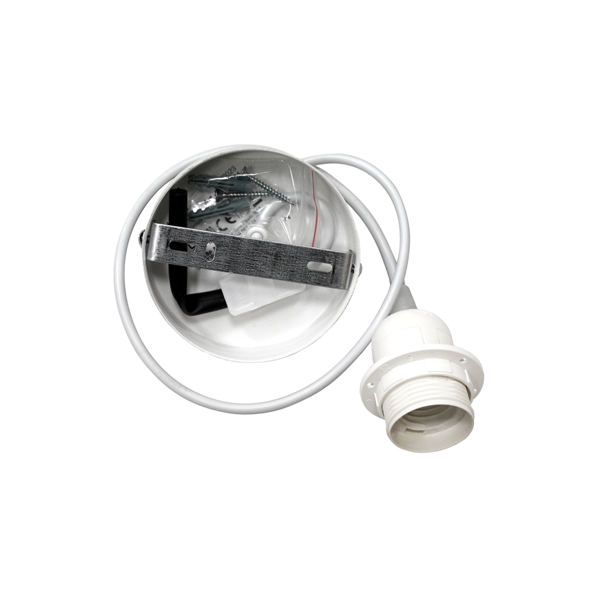Duolla - Suspension filaire KOBO ECO RECYCLING 1xE27/15W/230V d. 45 cm vert/gris/crème