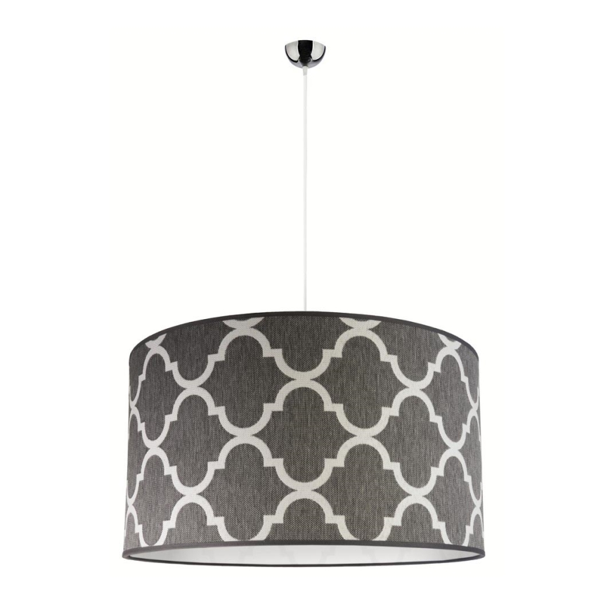 Duolla - Suspension filaire MAROKO 1xE27/40W/230V d. 45 cm gris/blanc