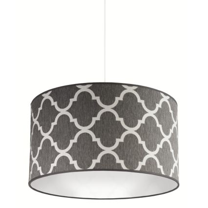 Duolla - Suspension filaire MAROKO 1xE27/40W/230V d. 45 cm gris/blanc