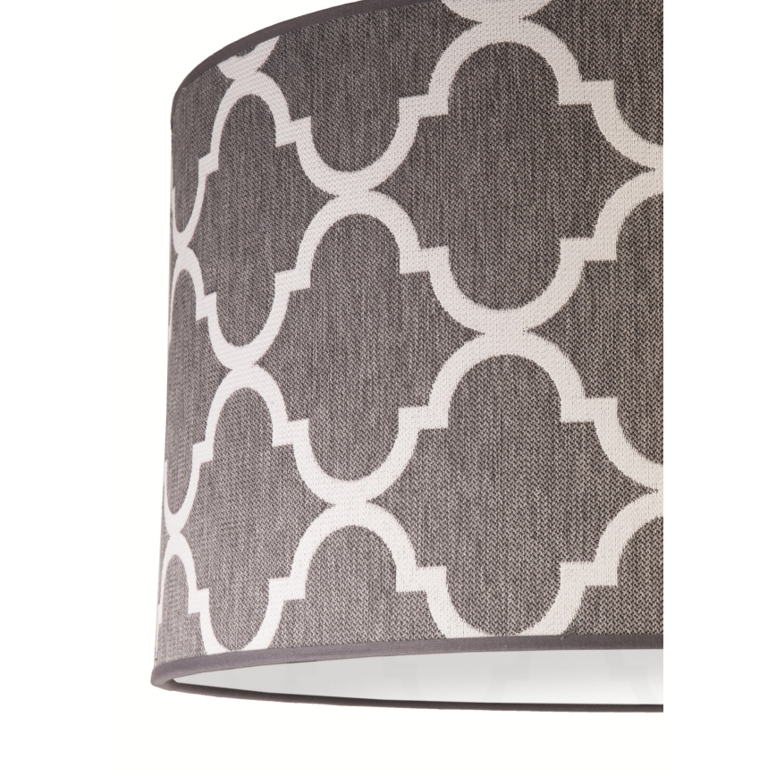 Duolla - Suspension filaire MAROKO 1xE27/40W/230V d. 45 cm gris/blanc