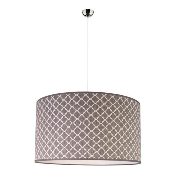 Duolla - Suspension filaire MAROKO 1xE27/40W/230V d. 45 cm gris
