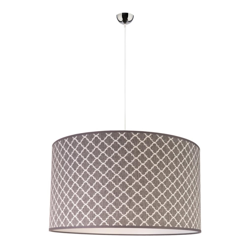 Duolla - Suspension filaire MAROKO 1xE27/40W/230V d. 45 cm gris
