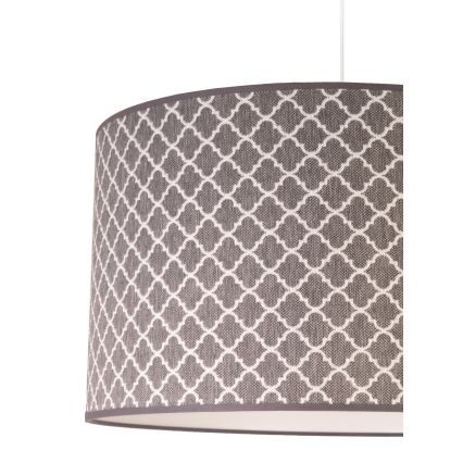 Duolla - Suspension filaire MAROKO 1xE27/40W/230V d. 45 cm gris