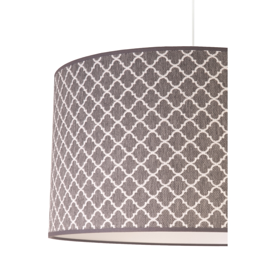 Duolla - Suspension filaire MAROKO 1xE27/40W/230V d. 45 cm gris