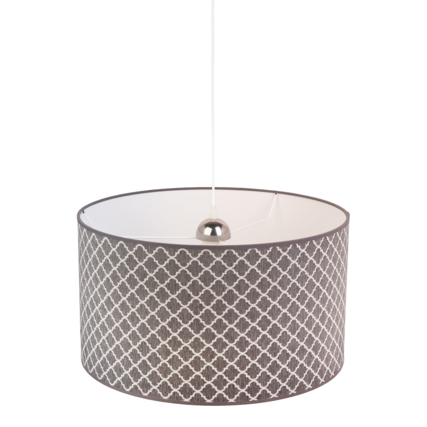 Duolla - Suspension filaire MAROKO 1xE27/40W/230V d. 45 cm gris