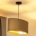 Duolla - Suspension filaire OVAL VEGAN 1xE27/15W/230V beige