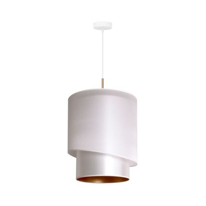 Duolla - Suspension filaire PARIS 1xE27/15W/230V diam. 40 cm argent/doré