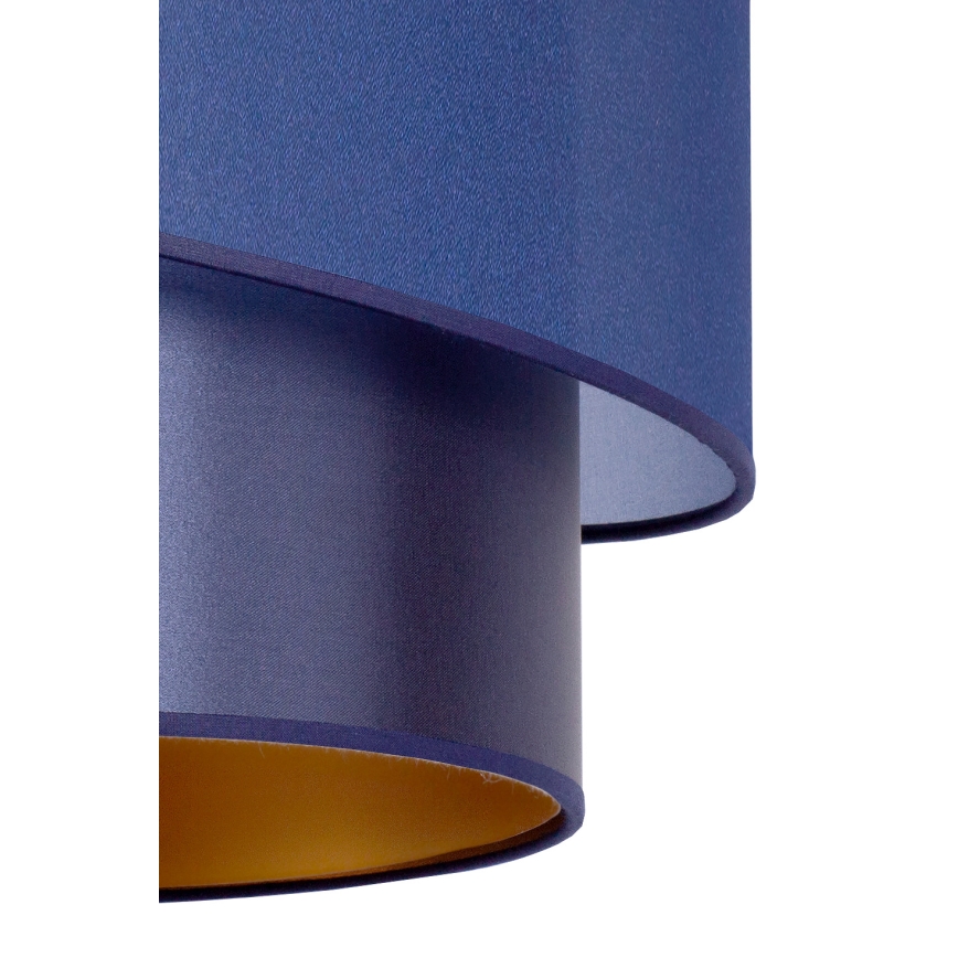 Duolla - Suspension filaire PARIS 1xE27/15W/230V diam. 40 cm bleu/doré