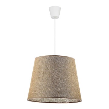 Duolla - Suspension filaire POP 1xE27/40W/230V d. 38 cm jute