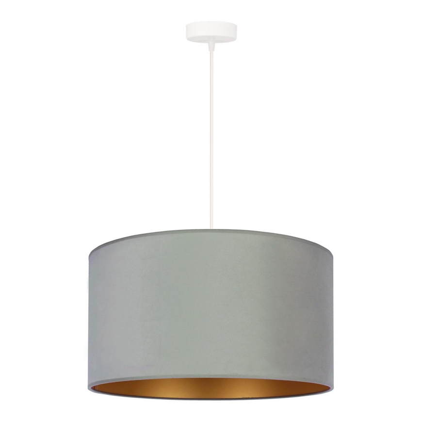 Duolla - Suspension filaire ROLLER 1xE27/15W/230V éclairage d. 40 cm vert/doré