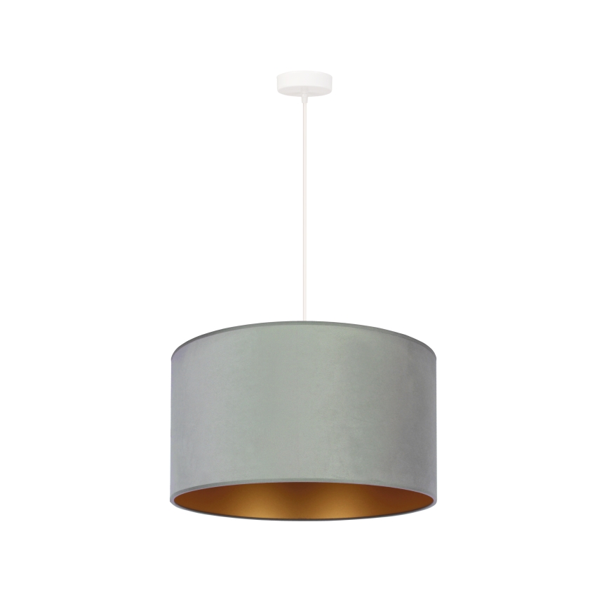 Duolla - Suspension filaire ROLLER 1xE27/15W/230V éclairage d. 40 cm vert/doré