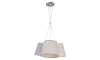Duolla - Suspension filaire ROSSA 3xE27/40W/230V beige/grise