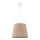 Duolla - Suspension filaire SOLO 1xE27/40W/230V d. 24 cm beige