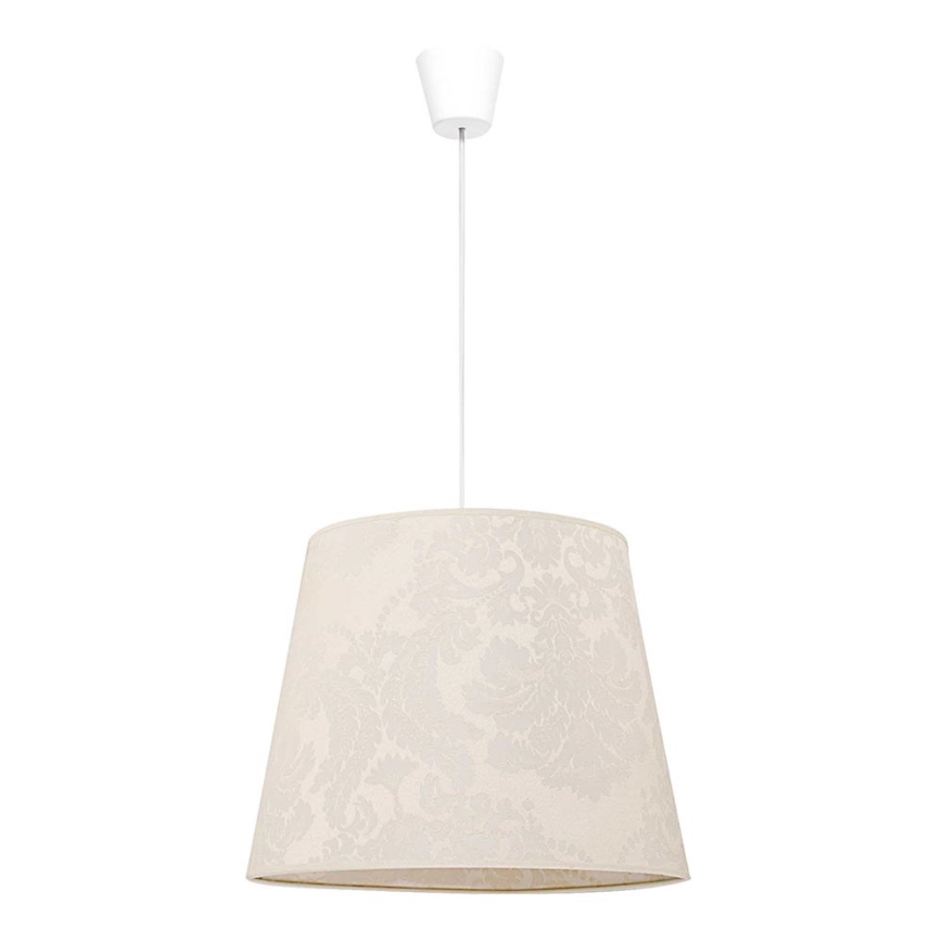 Duolla - Suspension filaire SOPRANO 1xE27/40W/230V d. 38 cm beige