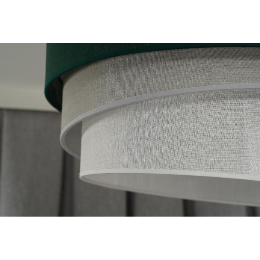 Duolla - Suspension filaire TRIO 1xE27/15W/230V d. 45 cm vert/gris/blanc