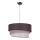 Duolla - Suspension filaire TRIO 1xE27/40W/230V d. 45 cm anthracite/gris/blanc