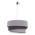 Duolla - Suspension filaire TRIO 1xE27/40W/230V d. 45 cm gris/noir