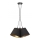 Duolla - Suspension filaire TWIGGY 3xE27/40W/230V d. 45 cm noir