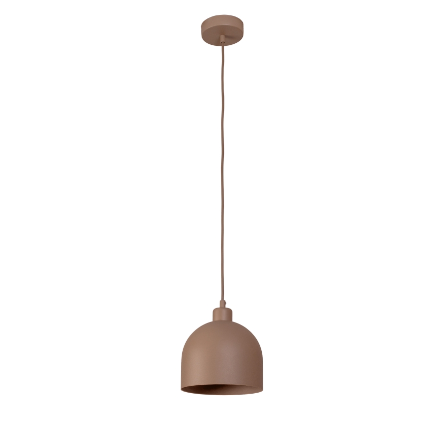 Duolla - Suspension sur câble IRONLINE 1xE27/15W/230V Ø 17 cm beige