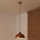 Duolla - Suspension sur câble IRONLINE 1xE27/15W/230V Ø 27 cm cuivré/noir