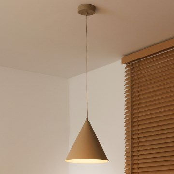 Duolla - Suspension sur câble IRONLINE 1xG9/3W/230V Ø 25 cm beige