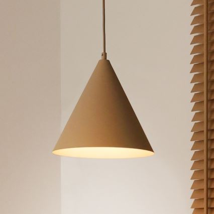 Duolla - Suspension sur câble IRONLINE 1xG9/3W/230V Ø 25 cm beige