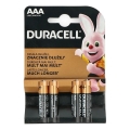 Duracell - 4 pce Pile alcaline Basic LR03/AAA 1,5V 2400 mAh