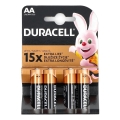 Duracell - 4 pce Pile alcaline Basic LR06/AA 1,5V 2650 mAh