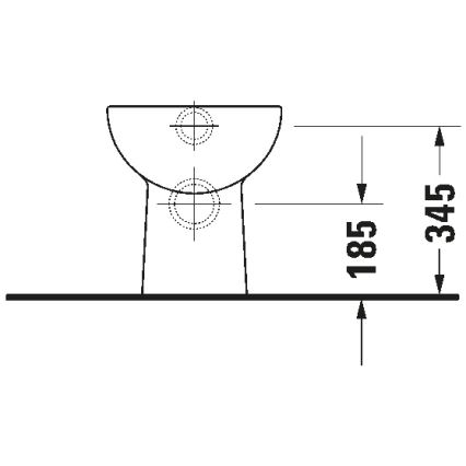 Duravit 21080900002 - WC sur pied D-CODE céramique/blanc brillant