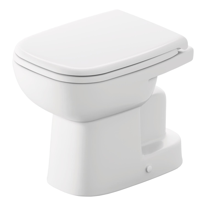 Duravit 21100100002 - WC sur pied D-CODE, céramique / blanc brillant