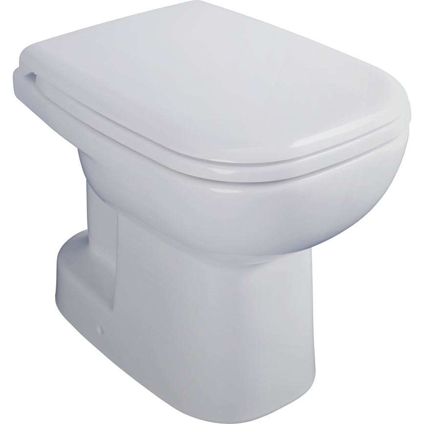 Duravit 21100100002 - WC sur pied D-CODE, céramique / blanc brillant