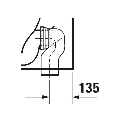 Duravit 21150900002 - WC sur pied D-CODE céramique/blanc brillant