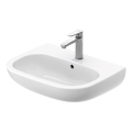 Duravit 23106000002 - Lavabo suspendu D-CODE 60 x 46 cm, céramique, blanc brillant
