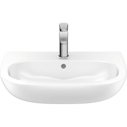 Duravit 23106000002 - Lavabo suspendu D-CODE 60 x 46 cm, céramique, blanc brillant