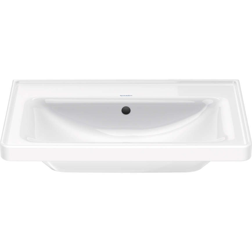 Duravit 2367650060 - Lavabo suspendu D-NEO 65 x 48 cm en céramique, blanc brillant