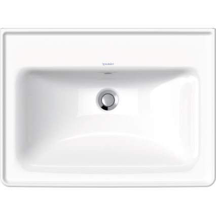 Duravit 2367650060 - Lavabo suspendu D-NEO 65 x 48 cm en céramique, blanc brillant