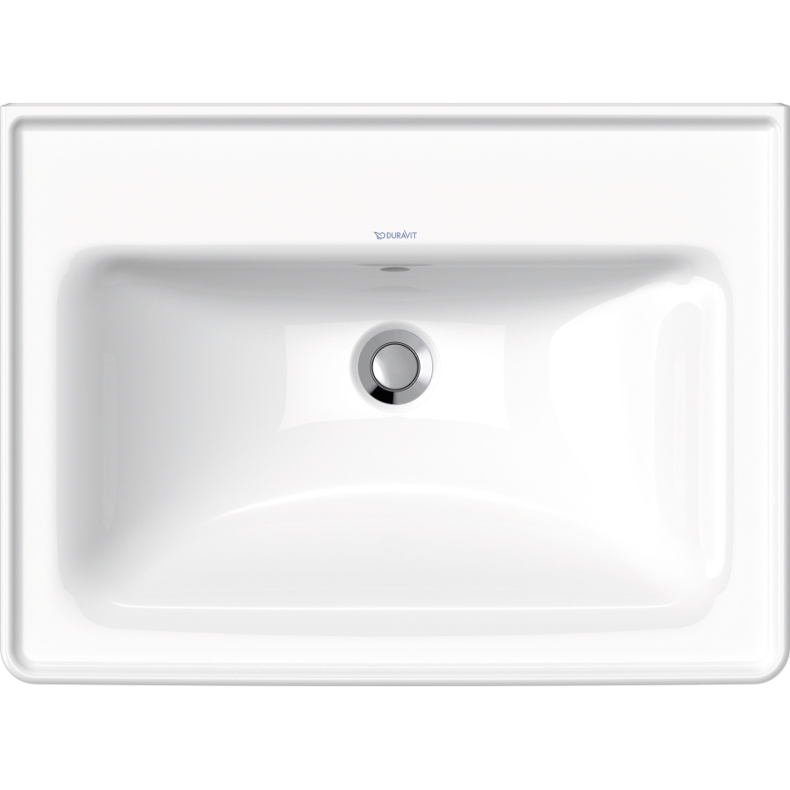 Duravit 2367650060 - Lavabo suspendu D-NEO 65 x 48 cm en céramique, blanc brillant